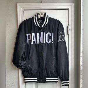 Panic! At The Disco Varsity Bomber Jacket Emo Pop Punk Band Merch Size Small